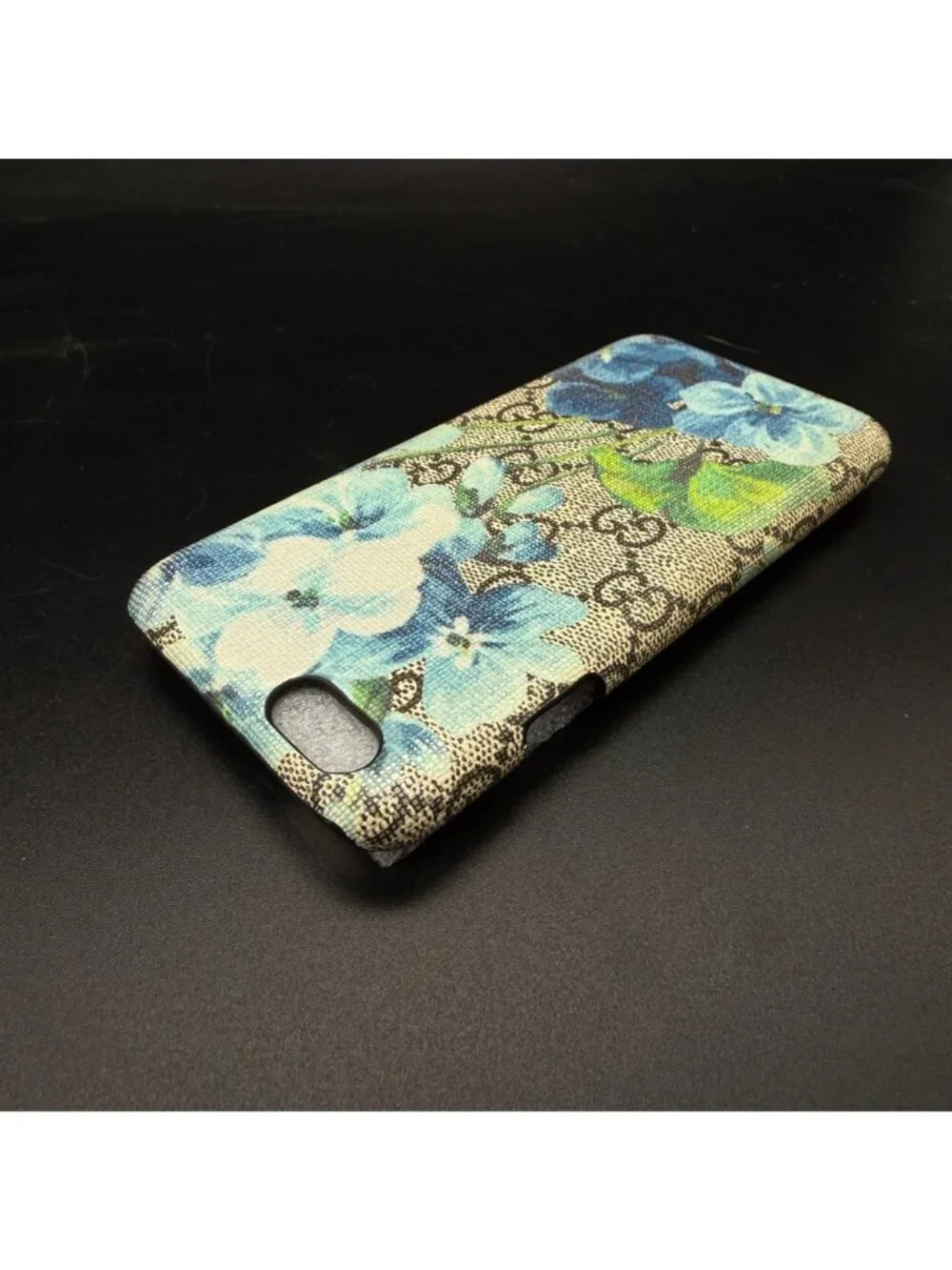 Gucci GG Blooms Blue Floral iPhone Case 6/6s Plus w Box Designer Luxury Logo